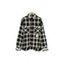 Plaid Print Casual Linen Shirt