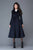 Chic Midnight Velvet Long Coat