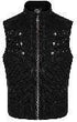 Double-Breasted Jacquard Pattern Waistcoat: